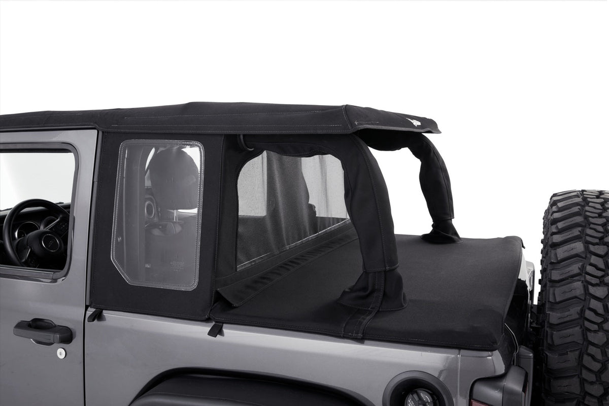 Bestop Halftop Conversion Kit - Jeep 18-26 Wrangler JL 2-Door (Black Diamond)