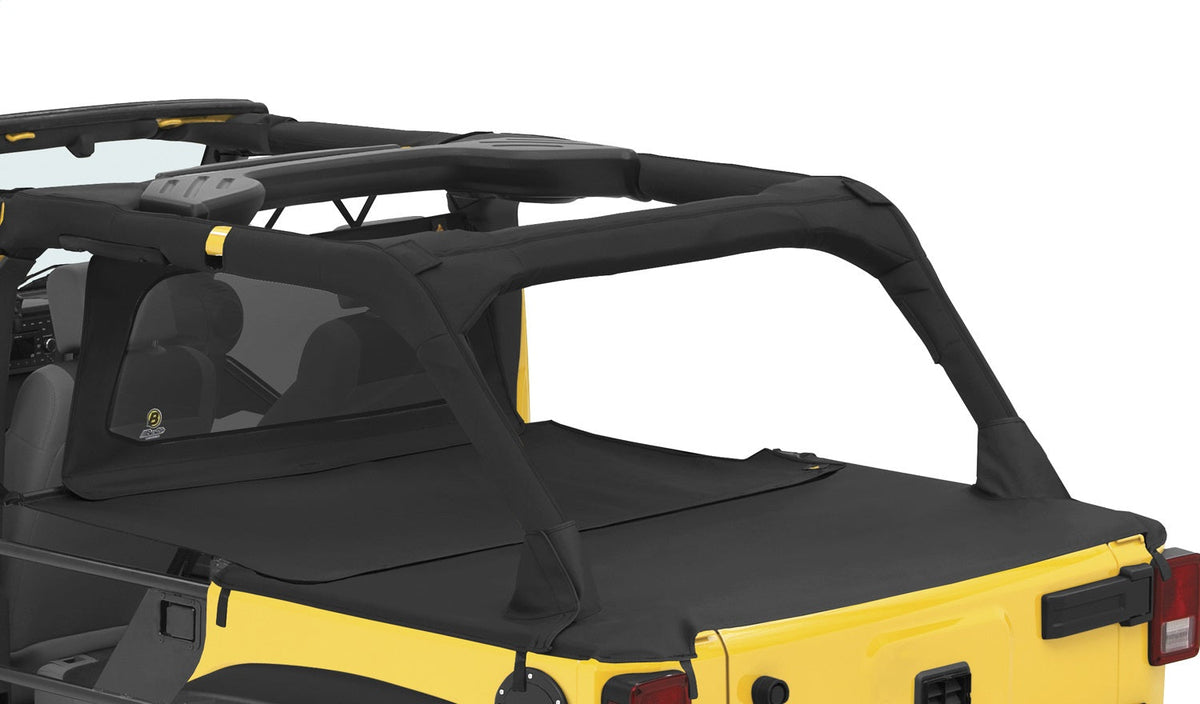Bestop Duster Deck Extension - Jeep 07-18 Wrangler JK 4-Door (Black Diamond)