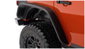 Bushwacker FF JEEP FLAT STYLE 2PC 2007-2018 JEEP WRANGLER UNLIMITED FITS 4-DOOR SPORT UTILITY MODELS ONLY BLACK