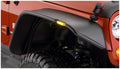 Bushwacker FF JEEP FLAT STYLE 2PC 2007-2018 JEEP WRANGLER BLACK