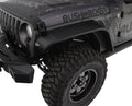 Bushwacker FF JEEP FLAT STYLE 2PC FRONT 2018-2021 JEEP WRANGLER(JL) SPORT 2-DOOR BLACK TEXTURED FLAT