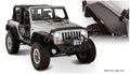 Bushwacker FF JEEP FLAT STYLE 4PC 2007-2018 JEEP WRANGLER FITS 2-DOOR SPORT UTILITY MODELS ONLY BLACK