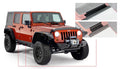 Bushwacker TRAIL ARMOR 2007-2018 JEEP WRANGLER UNLIMITED ROCKER PANEL AND SILL PLATE COVER BLACK