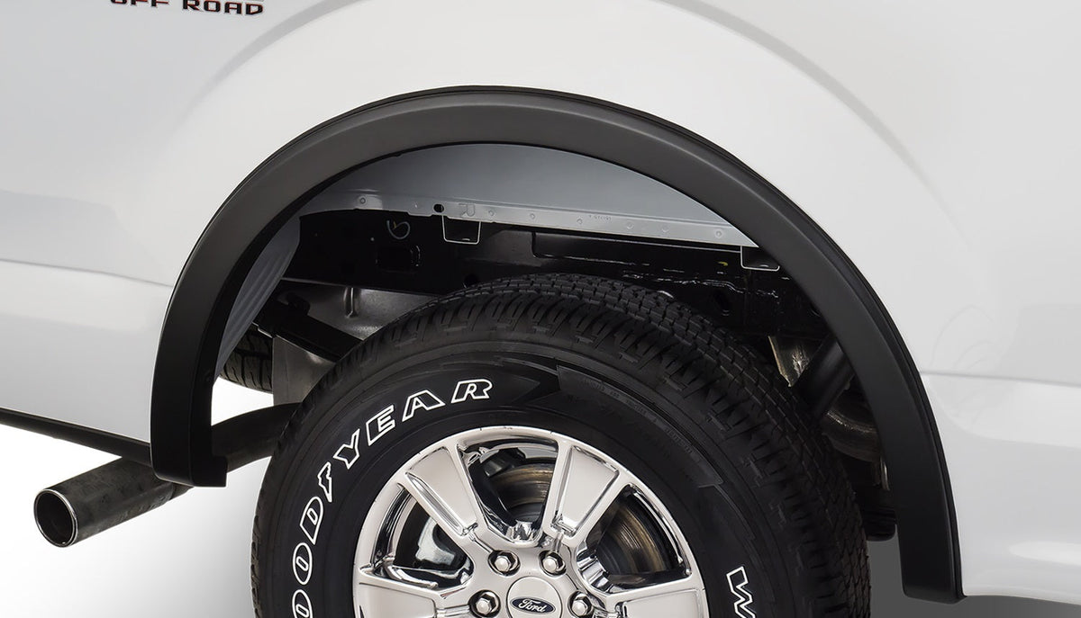 Bushwacker FENDER FLARES OE STYLE 2PC 2015-2017 FORD F-150 67.1/78.9/97.6in BED BLACK