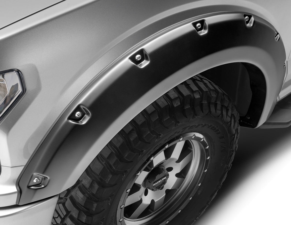 Bushwacker FENDER FLARES POCKET STYLE 2PC 2018-2018 FORD F-150 BLACK