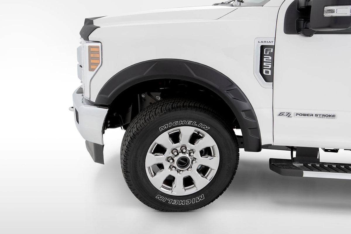 Bushwacker FF DRT STYLE 4PC 2017-2021 FORD F-250 SUPER DUTY BLACK SMOOTH EXTENDED