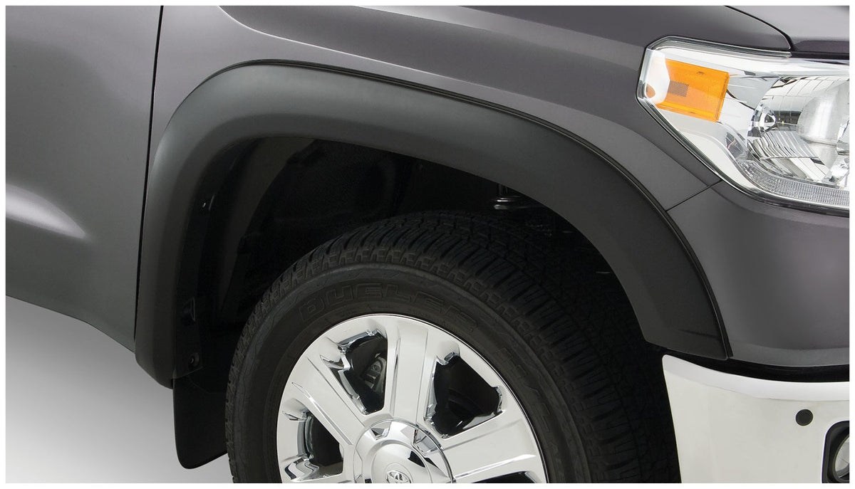 Bushwacker FENDER FLARES OE STYLE 2PC 2014-2018 TOYOTA TUNDRA FITS MODELS WITH FACTORY MUDFLAP BLACK