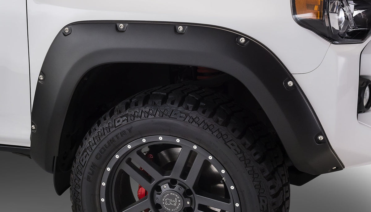 Bushwacker FENDER FLARES POCKET STYLE 2PC 2014-2018 TOYOTA 4RUNNER EXCLUDES LIMITED MODEL BLACK