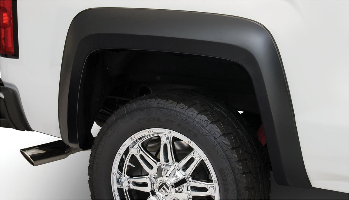 Bushwacker FF EXTEND-A-FENDER STYLE 2PC 2014-2018 GMC SIERRA 1500/2500/3500 69.3/78.8/97.8in BED BLACK
