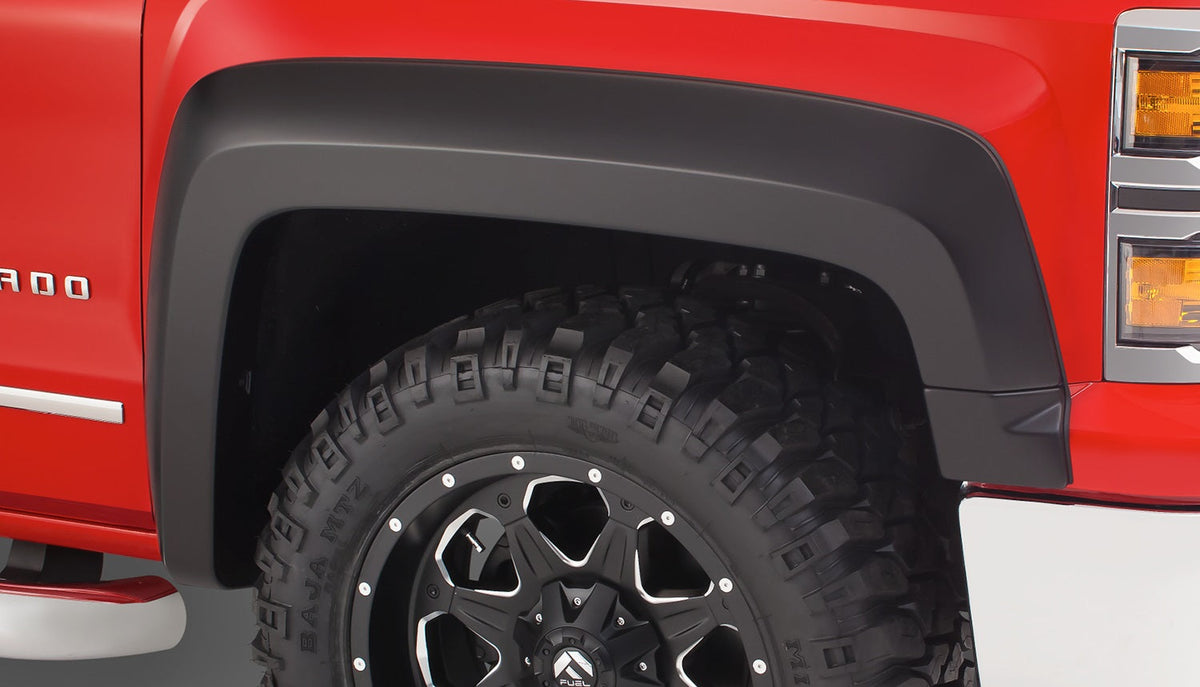 Bushwacker FF EXTEND-A-FENDER STYLE 2PC 2014-2018 CHEVROLET SILVERADO 1500/2500/3500 BLACK
