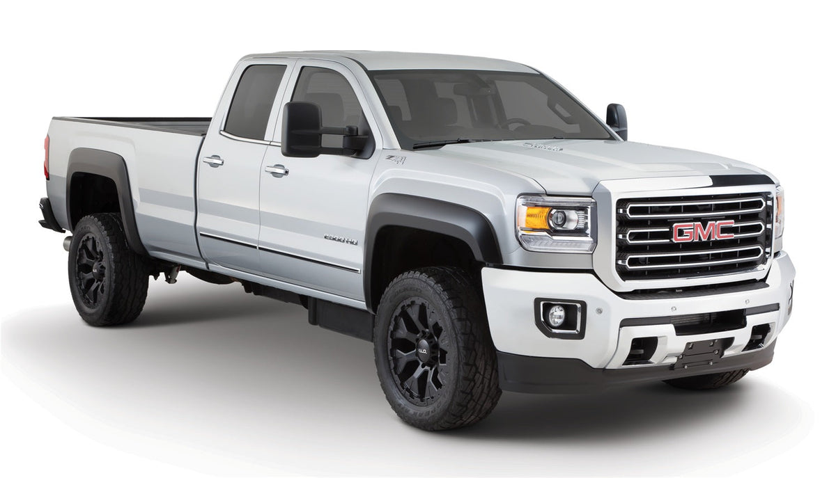 Bushwacker 20 SIERRA 2500/2500HD/3500HD FF EXTEND-A-FENDER STYLE 4PC BLACK