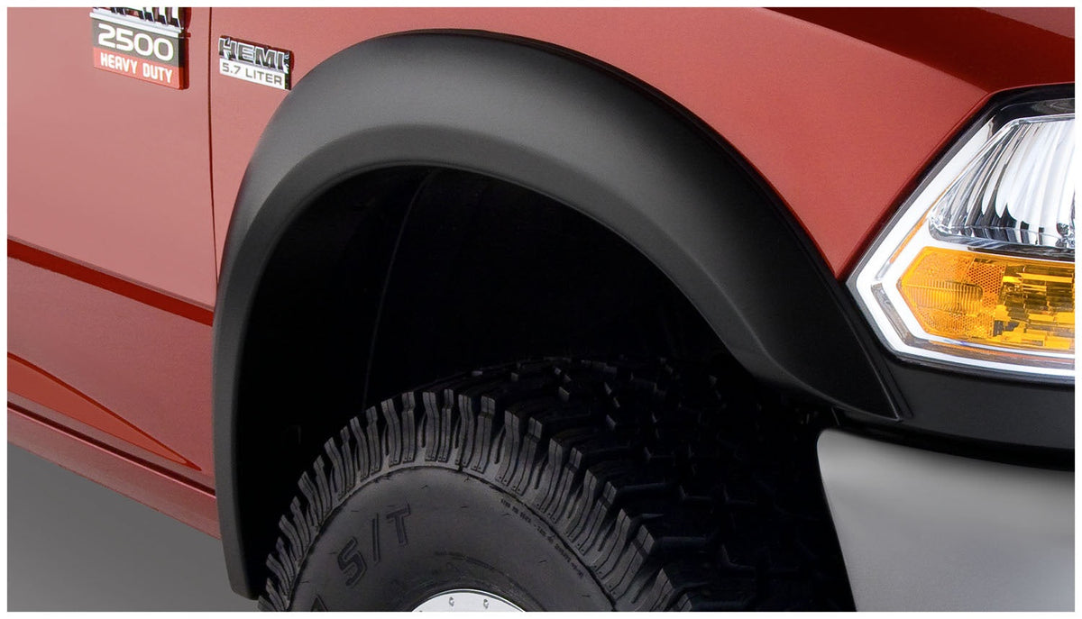 Bushwacker FF EXTEND-A-FENDER STYLE 2PC 2010-2018 DODGE RAM 2500/3500 BLACK