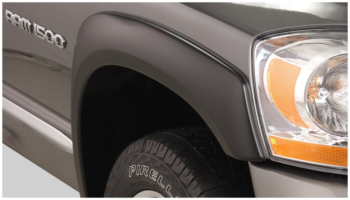Bushwacker FENDER FLARES OE STYLE 4PC 2006-2008 DODGE RAM 1500/2500/3500 75.9/76.3in BED BLACK