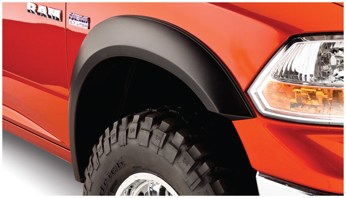 Bushwacker FF EXTEND-A-FENDER STYLE 4PC 2009-2018 DODGE RAM 1500 67.4/76.3/96.3in BED DOES NOT FIT R/T MODELS BLACK