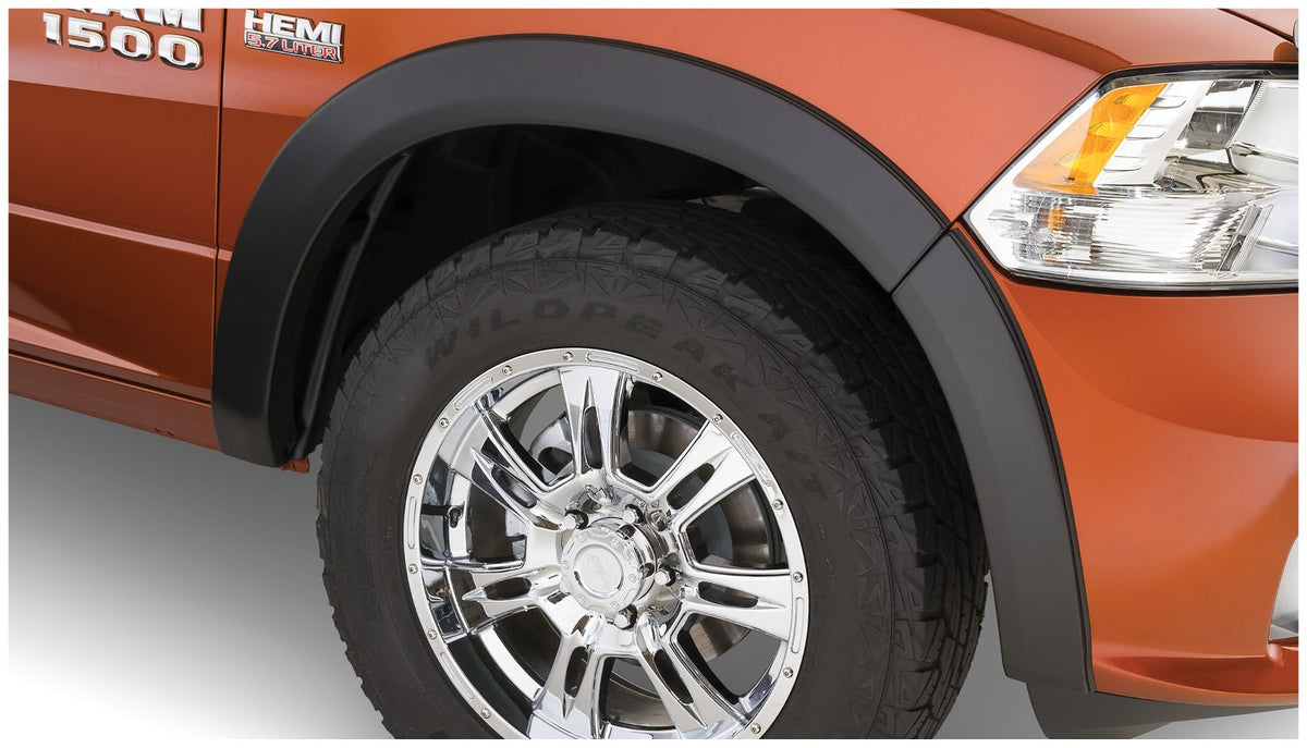 Bushwacker FENDER FLARES OE STYLE 4PC 2009-2018 DODGE RAM 1500 67.4/76.3/96.3IN BED EXCLUDES R/T AND REBEL MODEL BLACK