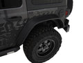 Bushwacker FF JEEP FLAT STYLE 2PC REAR 2018-2021 JEEP WRANGLER(JL) SPORT 2-DOOR BLACK TEXTURED FLAT
