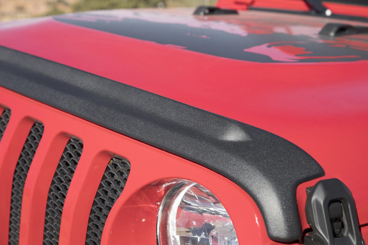 Bushwacker JEEP TRAIL ARMOR HOOD GUARD 2018-2021 JEEP WRANGLER(JL) RUBICON 2-DOOR BLACK TEXTURED