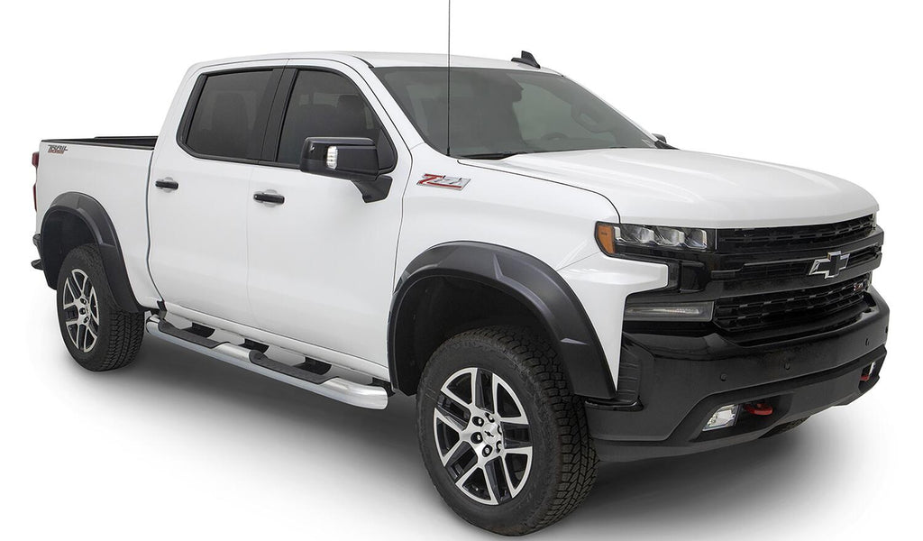 Bushwacker FF DRT STYLE 4PC 2019-2021 CHEVROLET SILVERADO 1500 BLACK SMOOTH EXTENDED