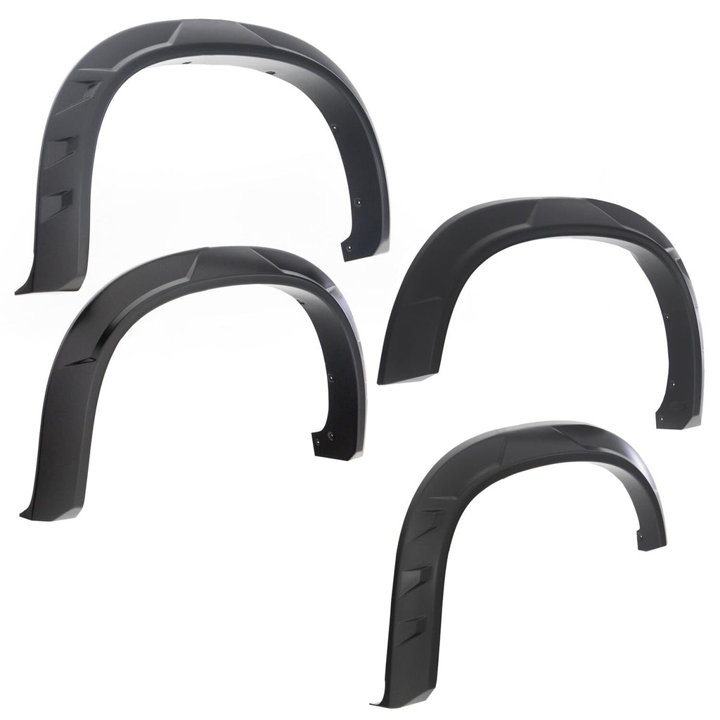Bushwacker FF DRT STYLE 4PC 2019-2021 CHEVROLET SILVERADO 1500 BLACK SMOOTH EXTENDED