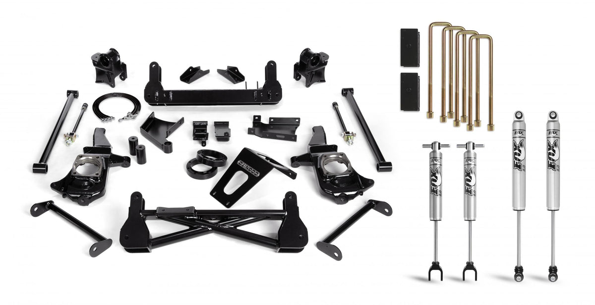 Cognito 7-Inch Standard Lift Kit for 11-19 Silverado Sierra 2500 3500 2WD 4WD Stabilitrak