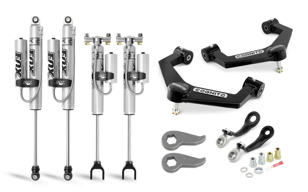 Cognito 3-Inch Premier Leveling Kit with Fox PSRR 2.0 Shocks for 20-21 Silverado Sierra 2500 3500 2WD 4WD