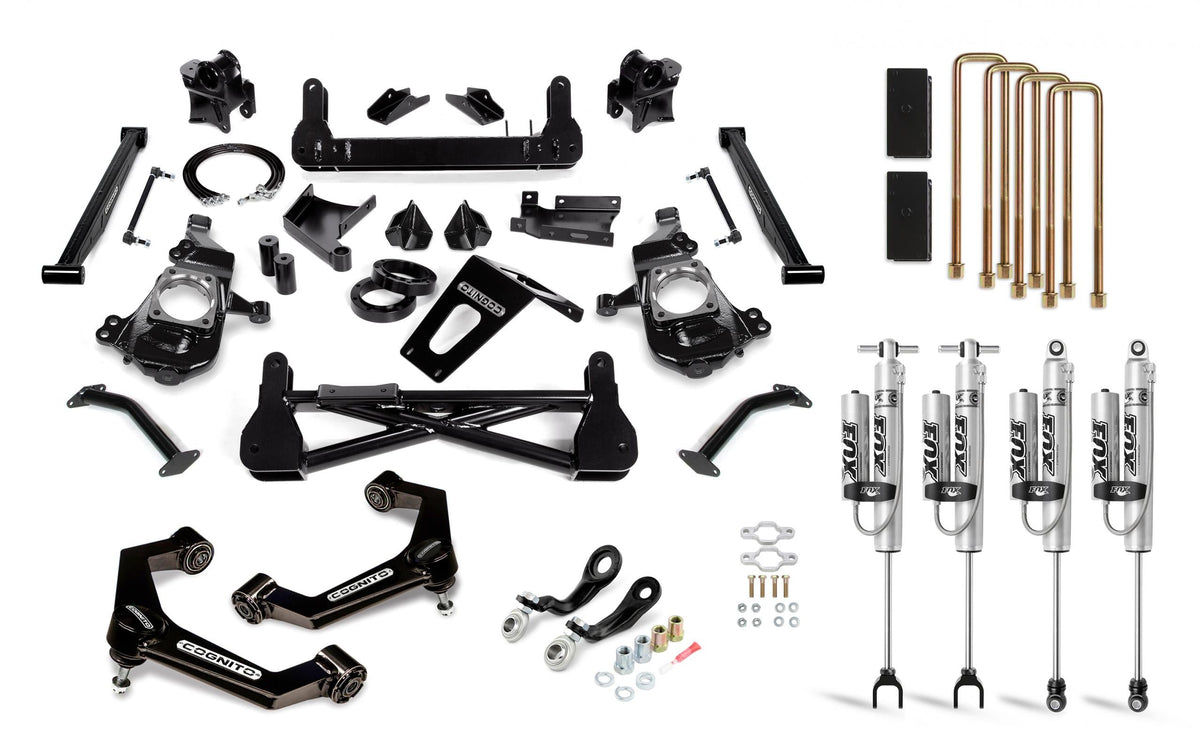 Cognito Motorsports 7 Inch Performance Lift Kit with Fox PSRR 2.0 Shocks For 20-21 Silverado Sierra 2500 3500 2WD 4WD Cognito Motorsports Truck