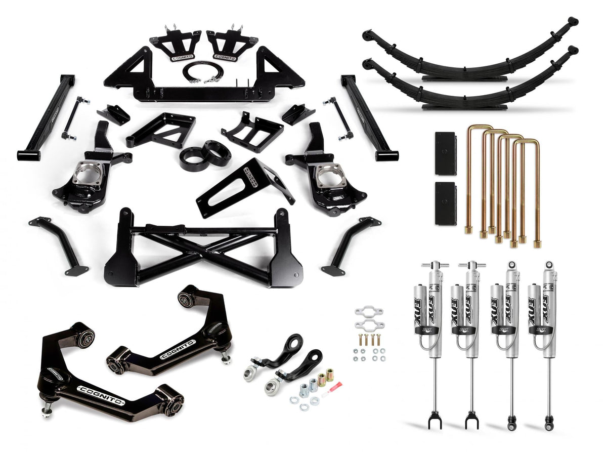 Cognito 10-Inch Performance Lift Kit with Fox PSRR 2.0 Shocks For 20-21 Silverado Sierra 2500 3500 2WD 4WD