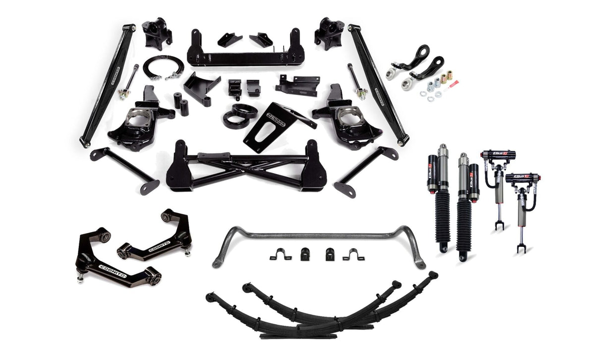 Cognito Motorsports 7-Inch Elite Lift Kit with Elka 2.5 Shocks for 2011-2019 Silverado/Sierra 2500/3500 2WD/4WD Cognito Motorsports Truck