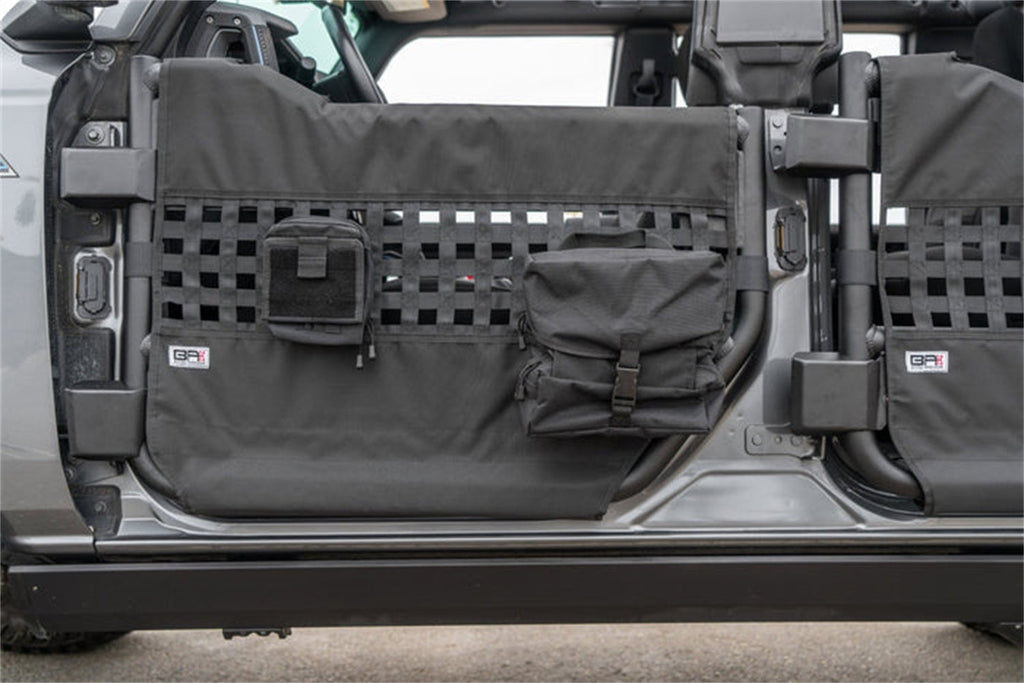 Body Armor 2021-2026 FORD BRONCO FRONT TUBE DOORS WITH WEBBING PAIR