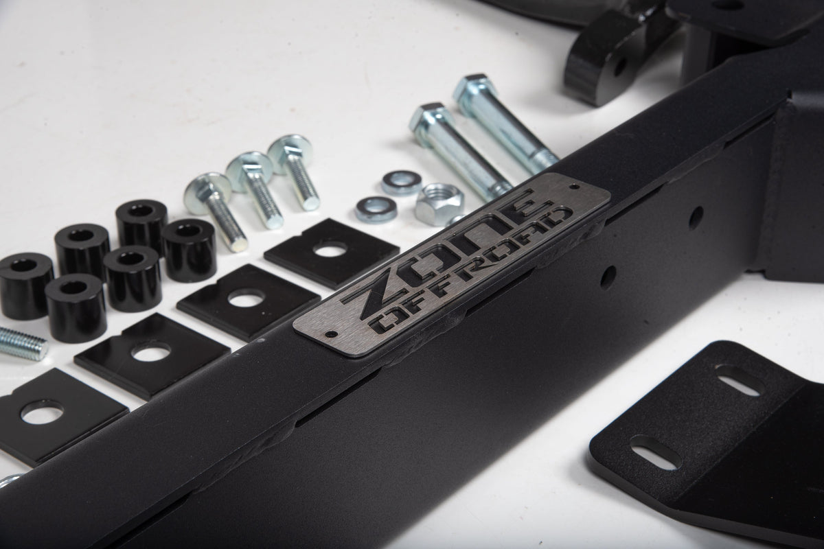 Zone Offroad 2025 Ram 1500 4WD 4 Front 3 Rear Suspension Lift System - Large Bore - Fox Adv Rear Shocks