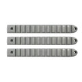 DV8 Offroad 2007-18 Jeep JK Silver Rail Style Door Handle Inserts set of 3