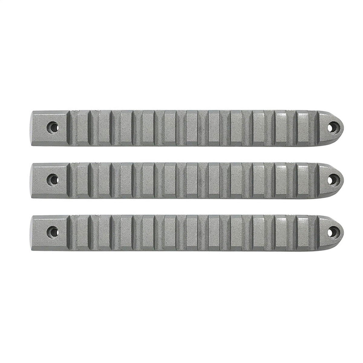 DV8 Offroad 2007-18 Jeep JK Silver Rail Style Door Handle Inserts set of 3