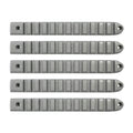 DV8 Offroad 2007-18 Jeep JK Silver Rail Style Door Handle Inserts set of 5