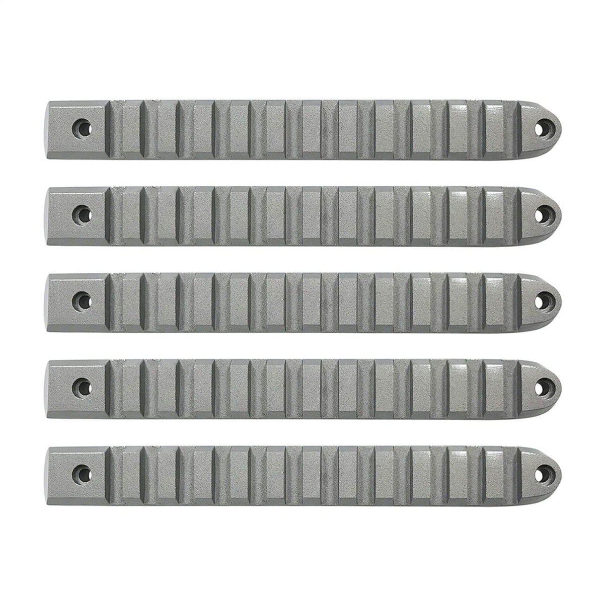 DV8 Offroad 2007-18 Jeep JK Silver Rail Style Door Handle Inserts set of 5