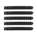 DV8 Offroad 2007-18 Jeep JK Black Rail Style Door Handle Inserts set of 5