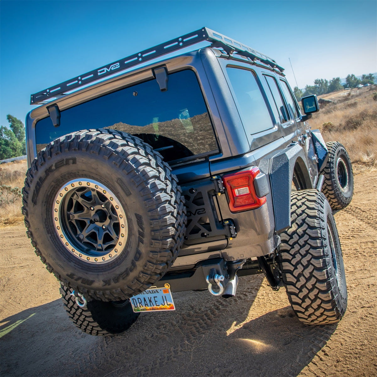 DV8 2018-2025 Jeep Wrangler 4-Door DV8 Offroad Roof Rack