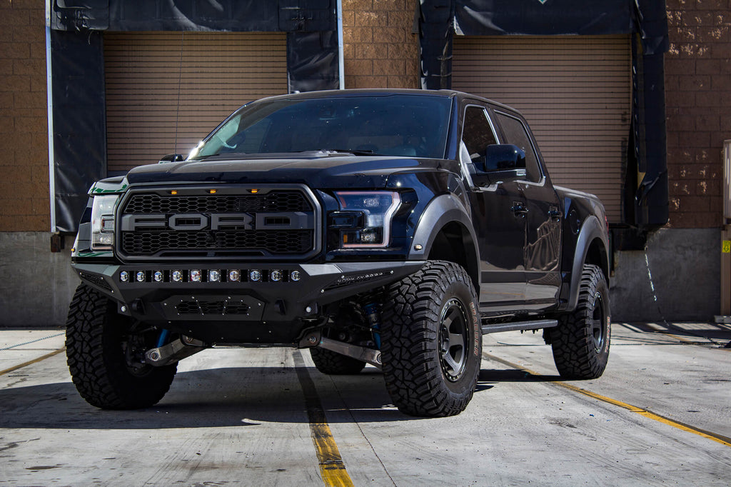 Addictive Desert Designs 2017-2020 Ford F-150 Raptor Addictive Desert Designs Stealth Fighter Front Bumper