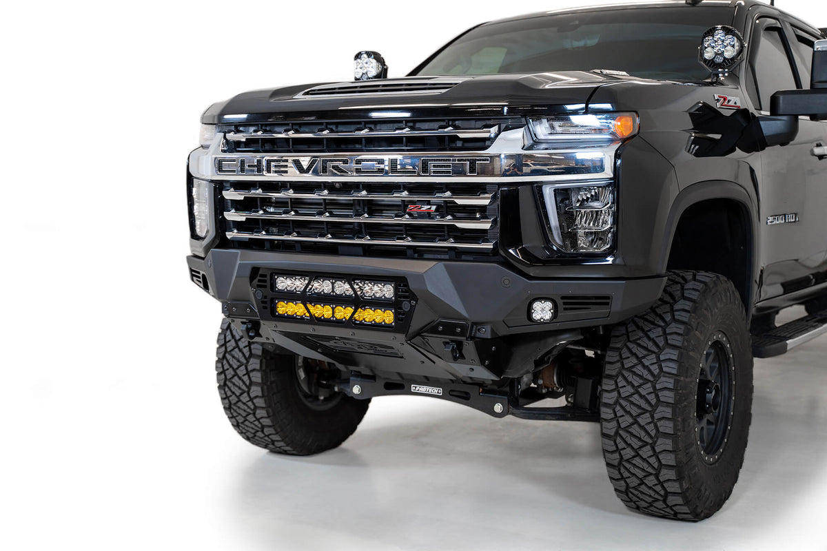 Addictive Desert Designs 2020-2023 Chevrolet Silverado 2500 3500 Addictive Desert Designs Bomber Front Bumper