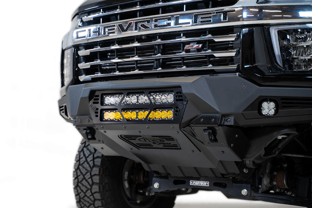 Addictive Desert Designs 2020-2023 Chevrolet Silverado 2500 3500 Addictive Desert Designs Bomber Front Bumper