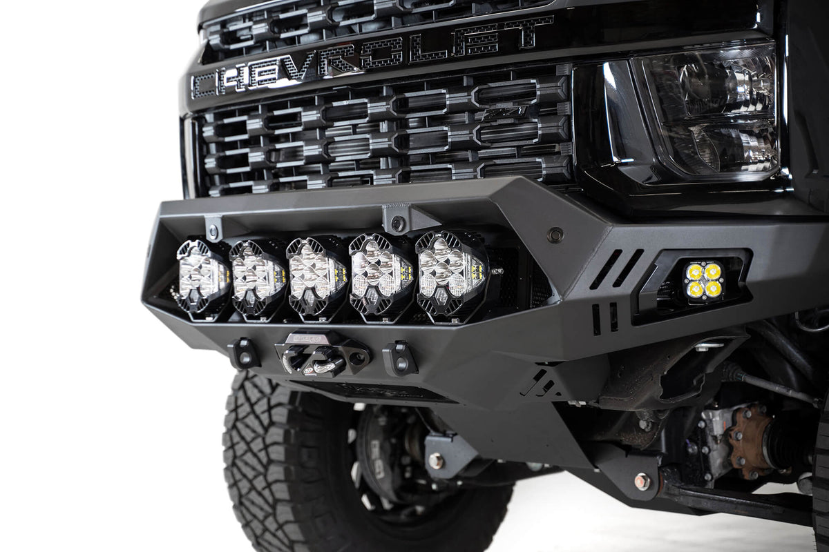 Addictive Desert Designs 2020-2023 Chevrolet Silverado 2500 3500 Addictive Desert Designs Bomber HD Front Bumper