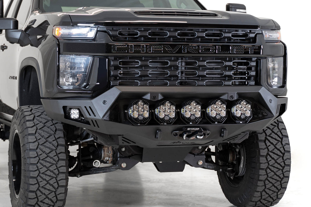 Addictive Desert Designs 2020-2023 Chevrolet Silverado 2500 3500 Addictive Desert Designs Bomber HD Front Bumper