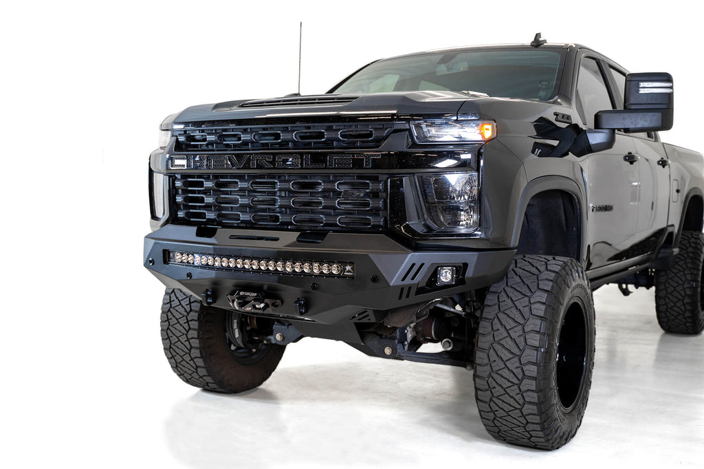 Addictive Desert Designs 2020-2023 Chevrolet Silverado 2500 3500 Addictive Desert Designs Stealth Fighter Front Bumper