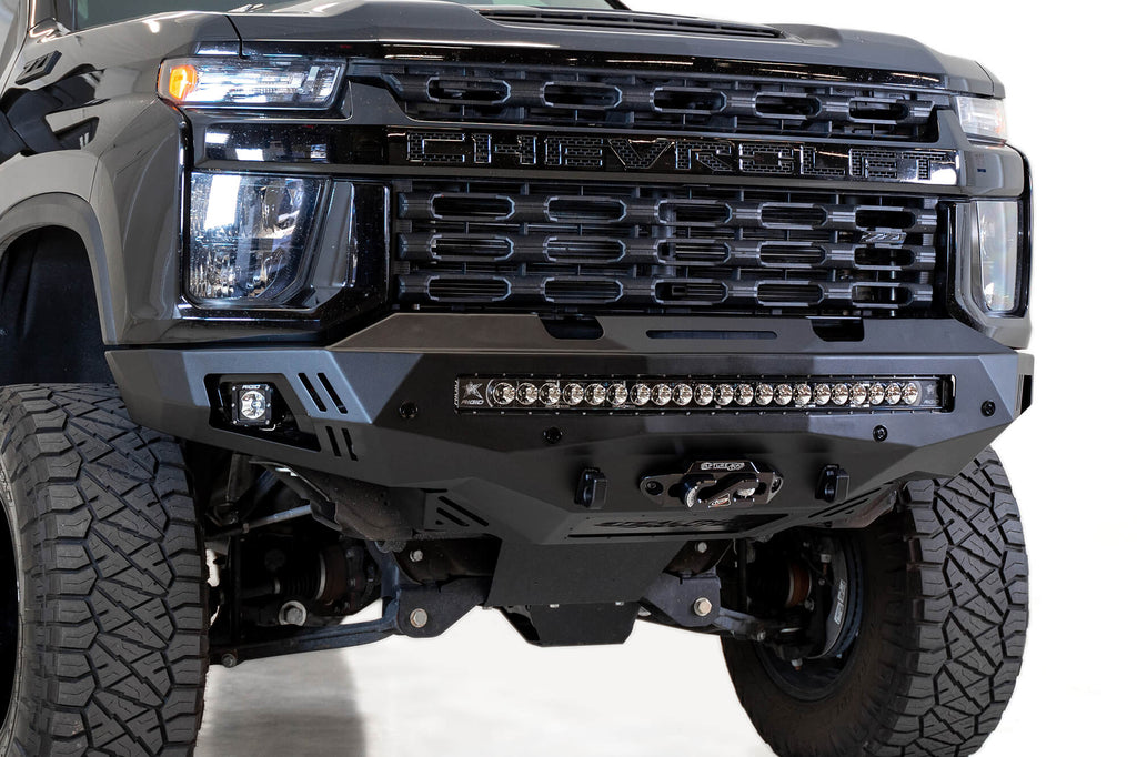 Addictive Desert Designs 2020-2023 Chevrolet Silverado 2500 3500 Addictive Desert Designs Stealth Fighter Front Bumper