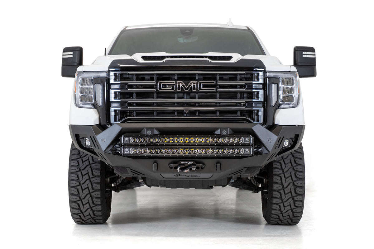 Addictive Desert Designs 2020-2023 GMC Sierra 2500 3500 Addictive Desert Designs Bomber HD Front Bumper