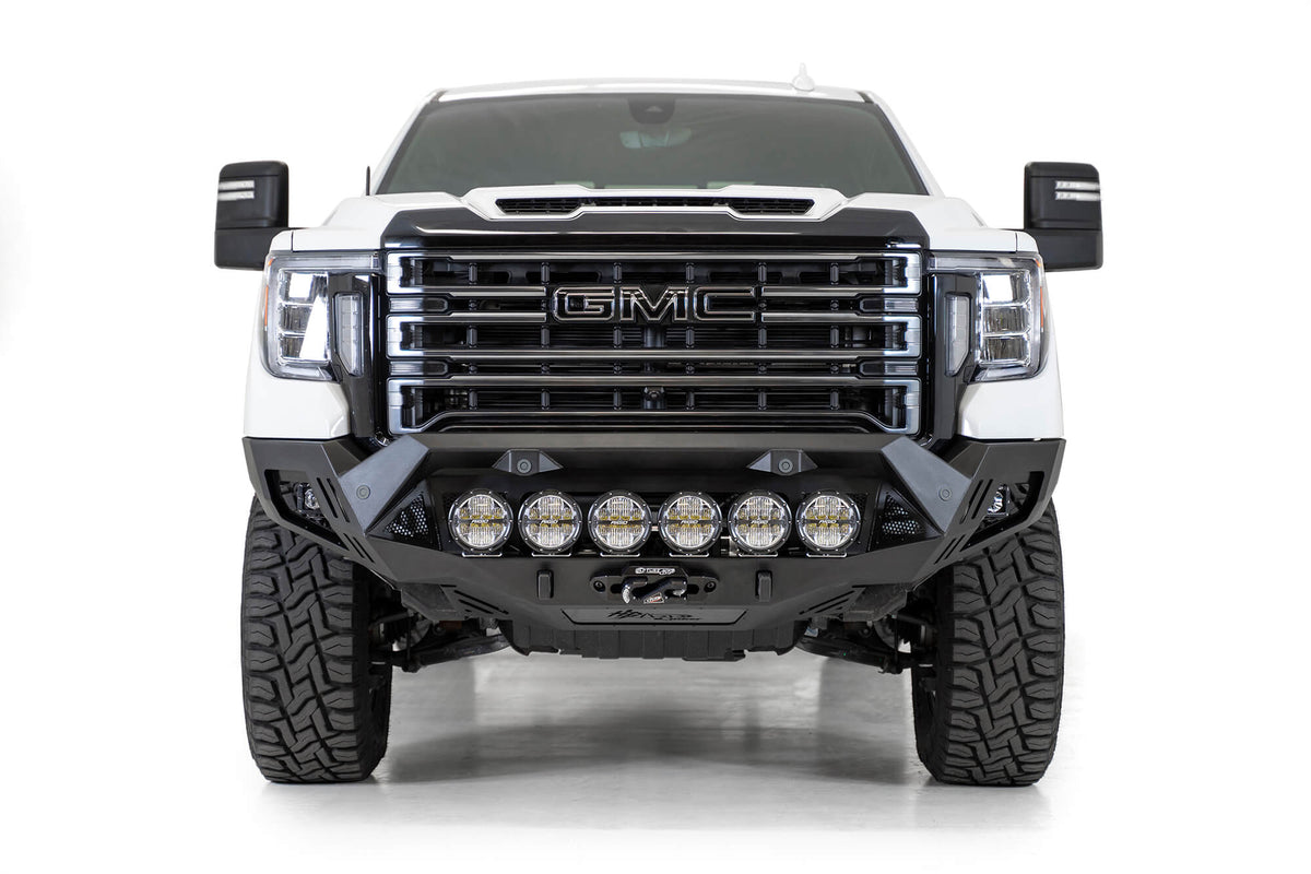 Addictive Desert Designs 2020-2023 GMC Sierra 2500 3500 Addictive Desert Designs Bomber HD Front Bumper