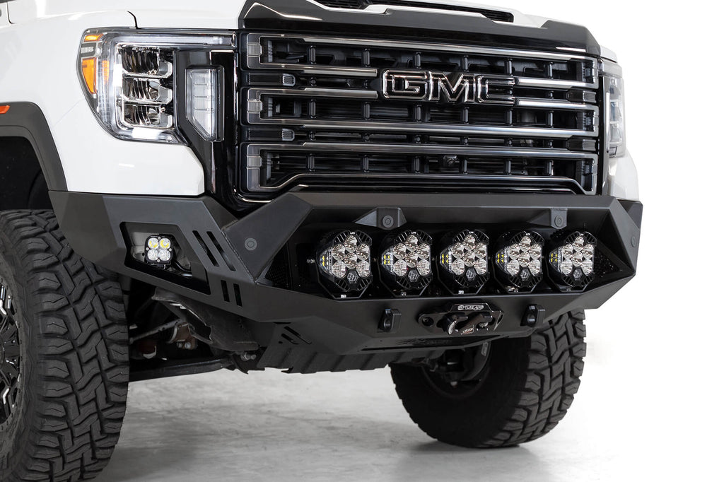 Addictive Desert Designs 2020-2023 GMC Sierra 2500 3500 Addictive Desert Designs Bomber HD Front Bumper