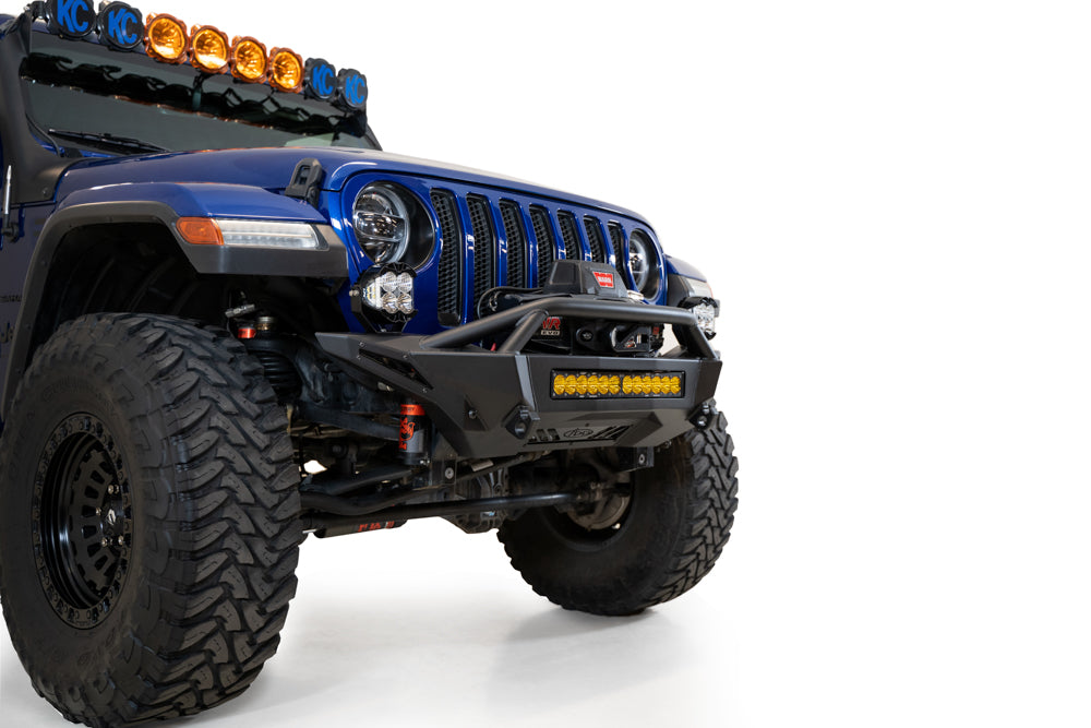 Addictive Desert Designs 2020-2025 Jeep JL JLU JT Wrangler Gladiator Addictive Desert Designs Stealth Fighter Front Bumper