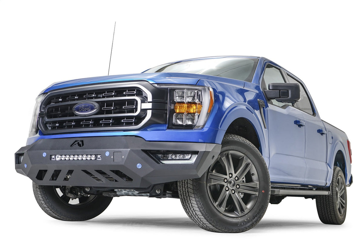 Fab Fours 2021 2023 Ford F150 Vengeance Front Bumper w No Guard