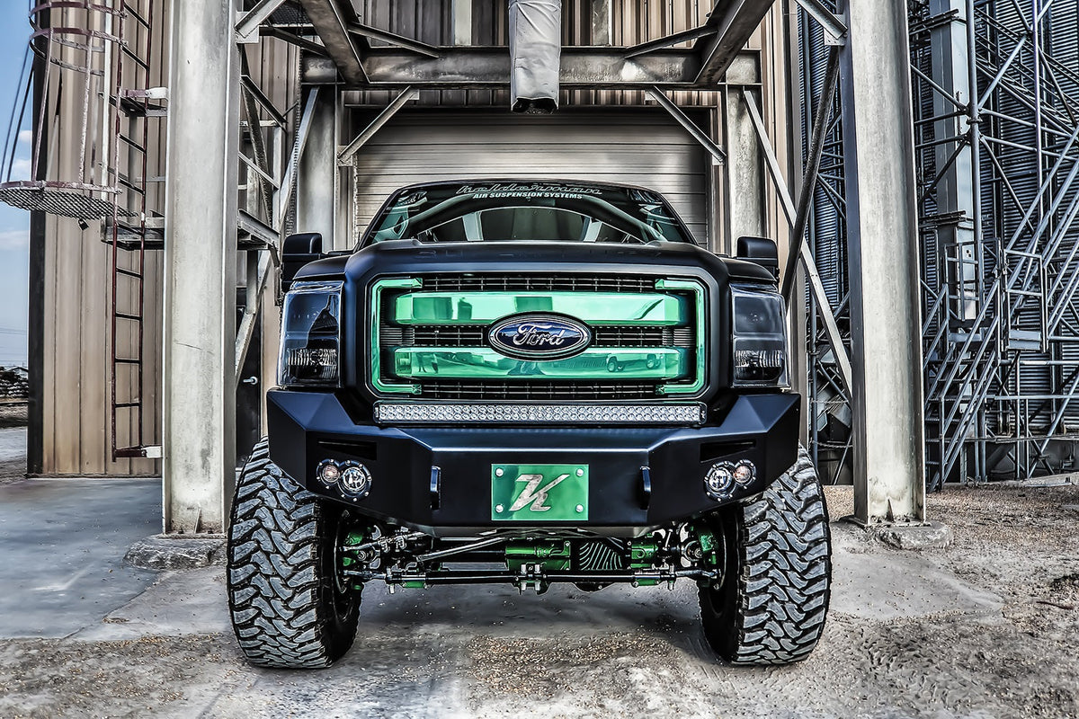 Fab Fours 2011 2016 Ford Super Duty F250 - F350 Winch Bumper w No Grill Guard