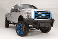 Fab Fours 2011 2016 Ford Super Duty Front ELITE Ranch Bumper w No Guard (F250 - F550) w Tow Hooks